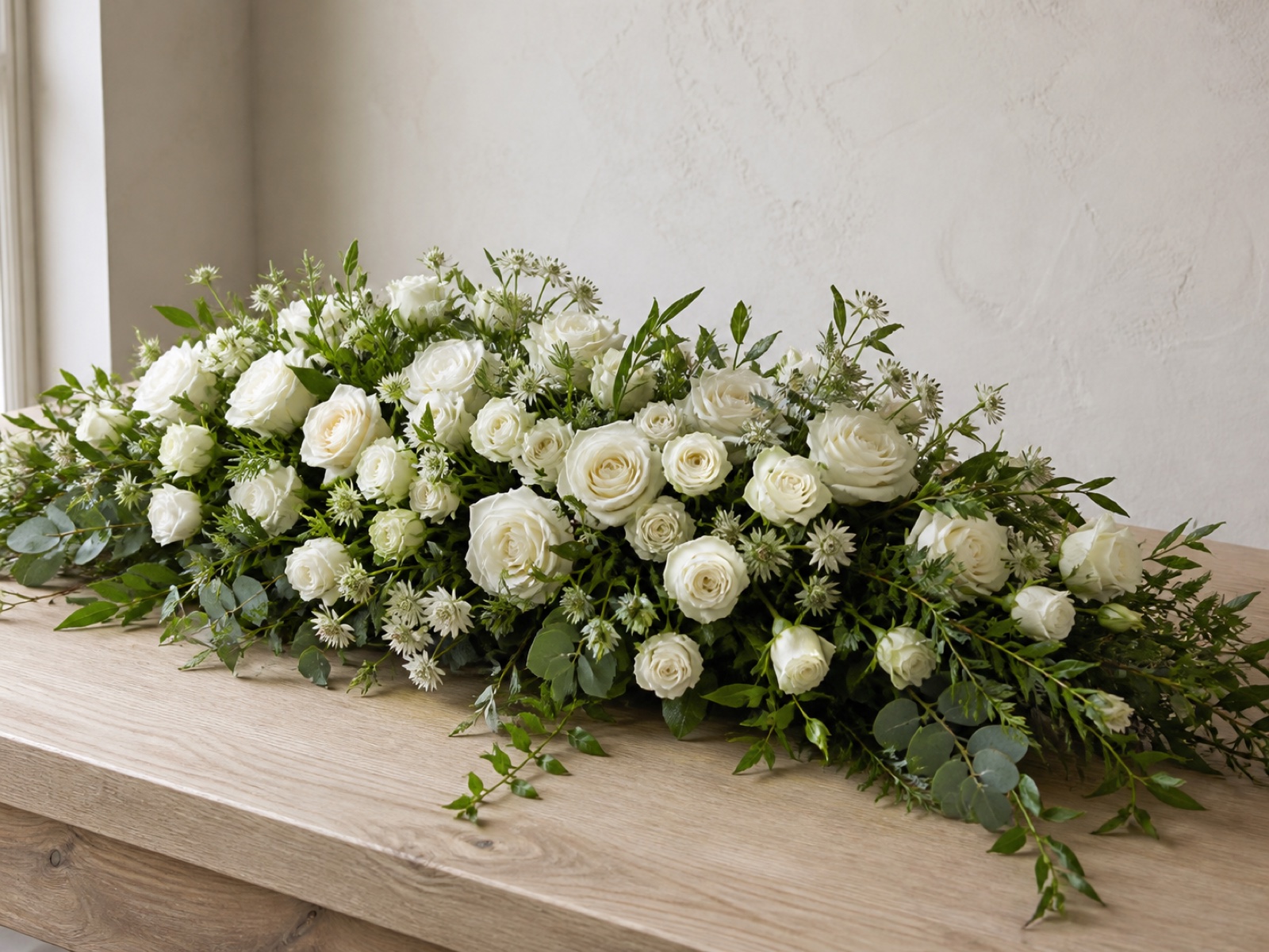 Classic casket spray inspiration